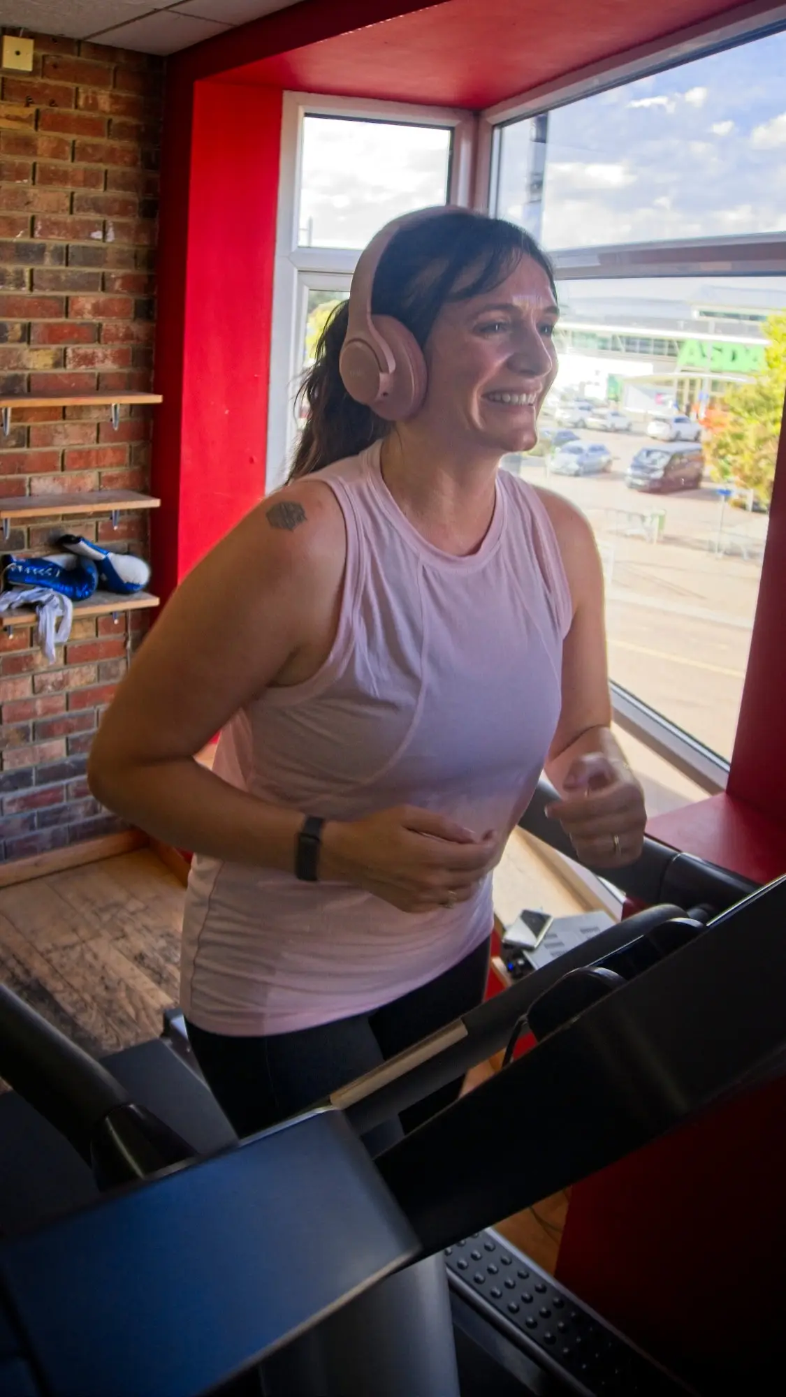 Smiles on the treadmill